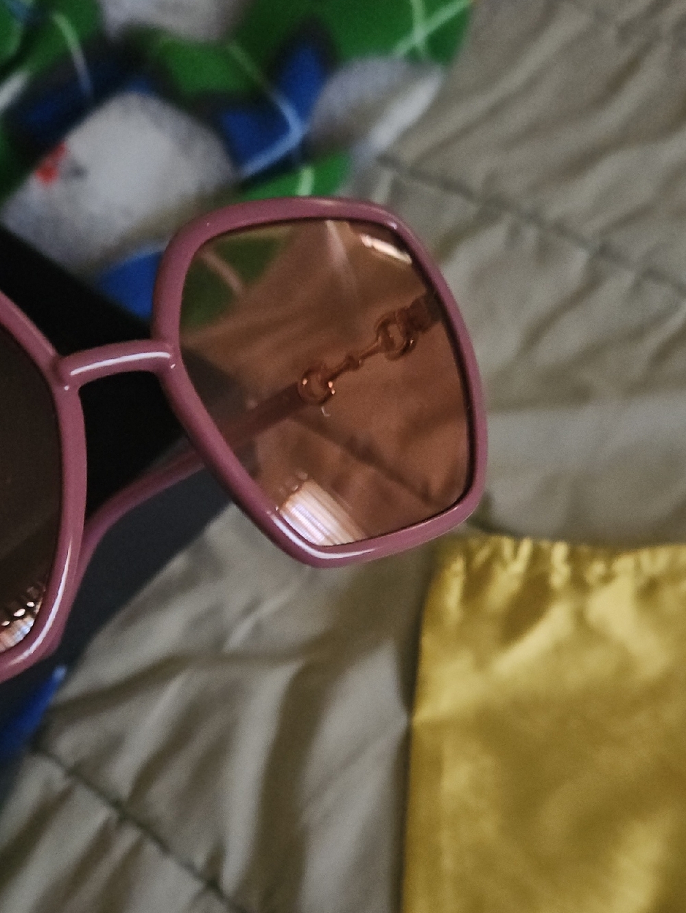Gucci Sunglasses Pinkish Purple - Picture 8 of 10